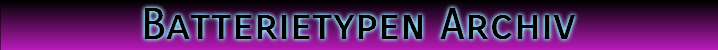 Batterietypen Archiv