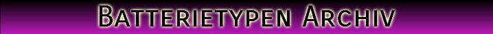 Batterietypen Archiv